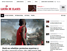 Tablet Screenshot of luchadeclases.org